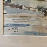 Watercolor signed