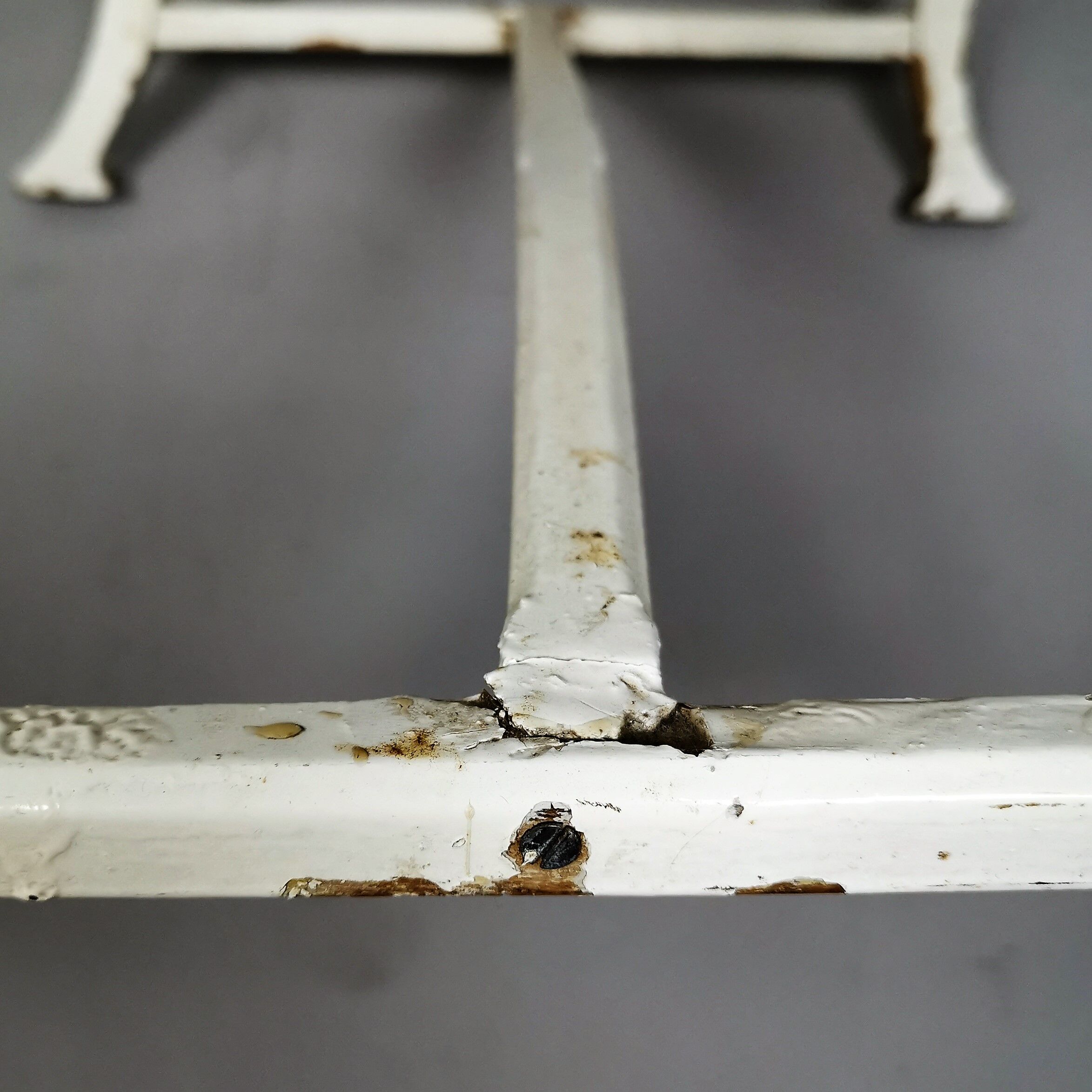 Small child bench painted wooden