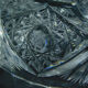 Bohemian crystal ashtray