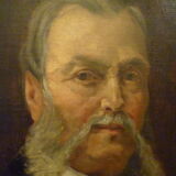 Oil on canvas early twentieth century
