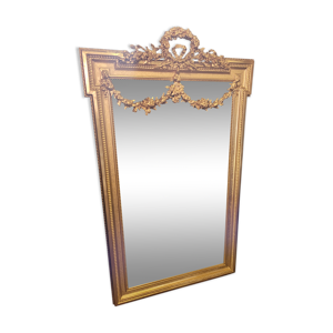 miroir Louis XVI doré