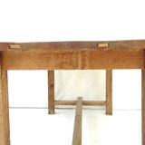 Solid wood farm table
