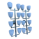Pair of wall sconces 006/8 Fontana Arte