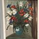 Original Oil on Panel “Bloomer” by Hartiviq Dated 1954 Vintage & Framed 57×66cm