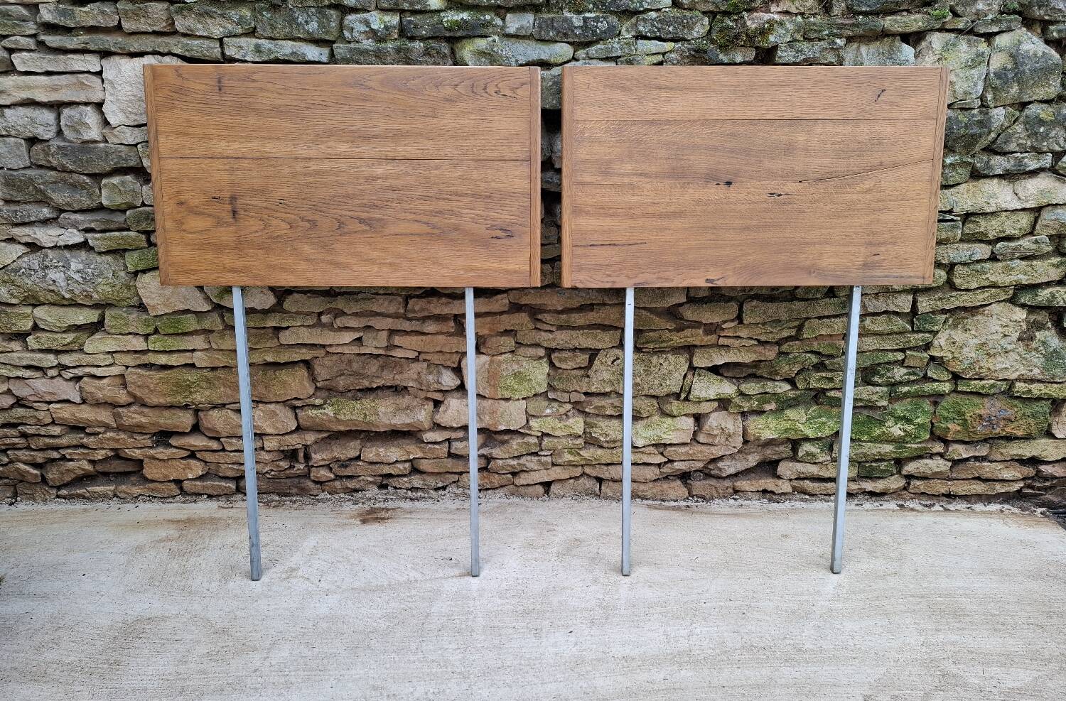 Table de ferme chêne 320 cm avec allonges 