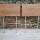 Table de ferme chêne 320 cm avec allonges 