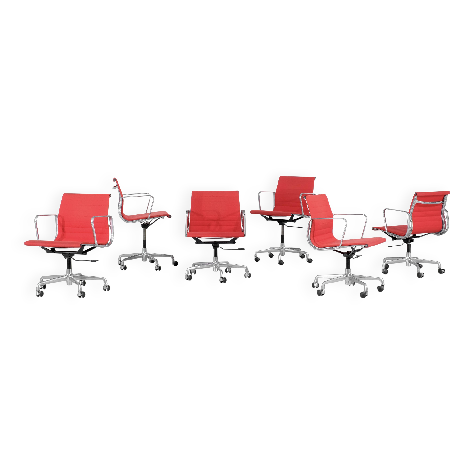 Set of "EA 117" Armchairs by Charles and Ray Eames for ICF USA 1969.