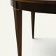 Dining table in mahogany, Neo-Classical style, Art Deco period, 1940.