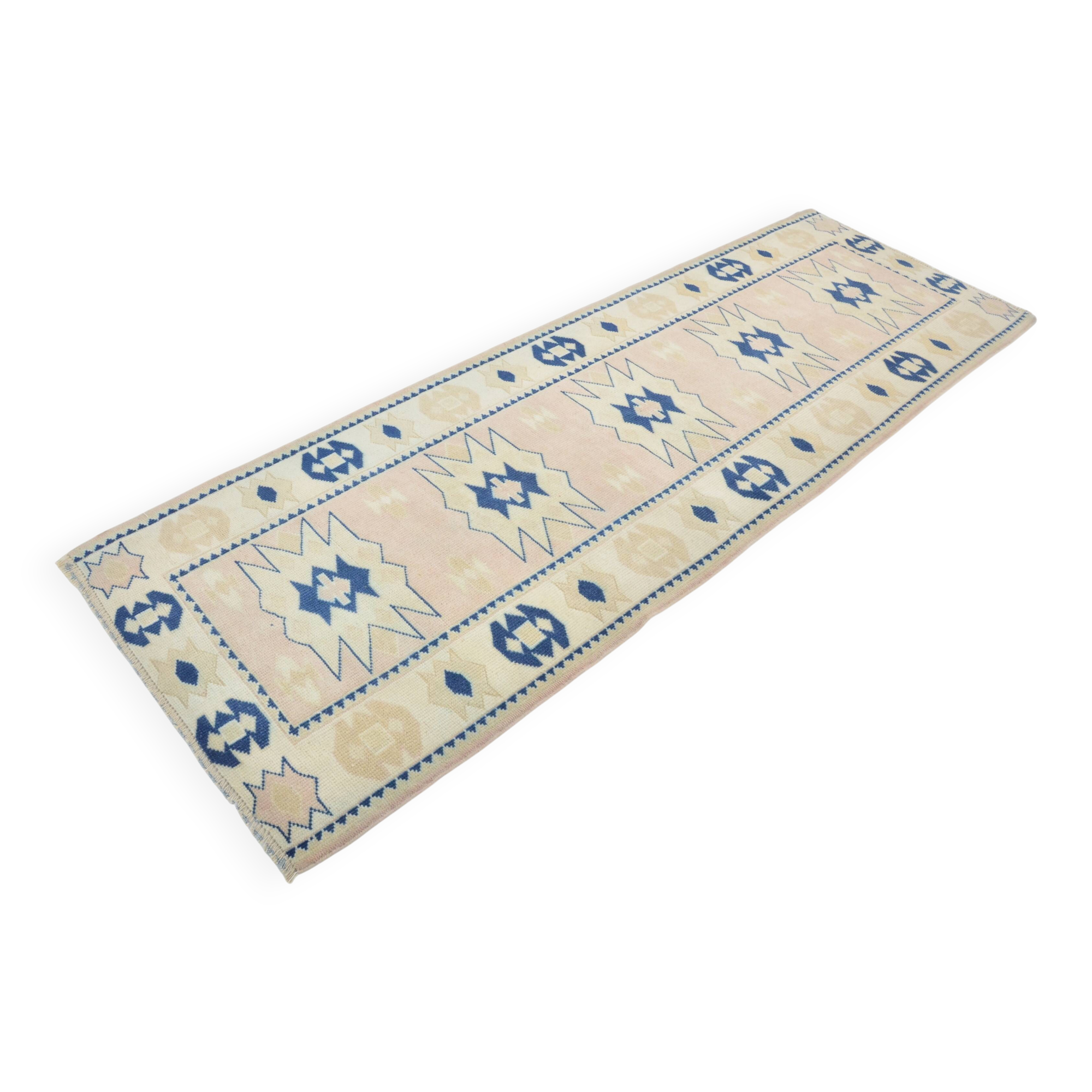 Vintage Anatolian Oushak Runner sku 3316