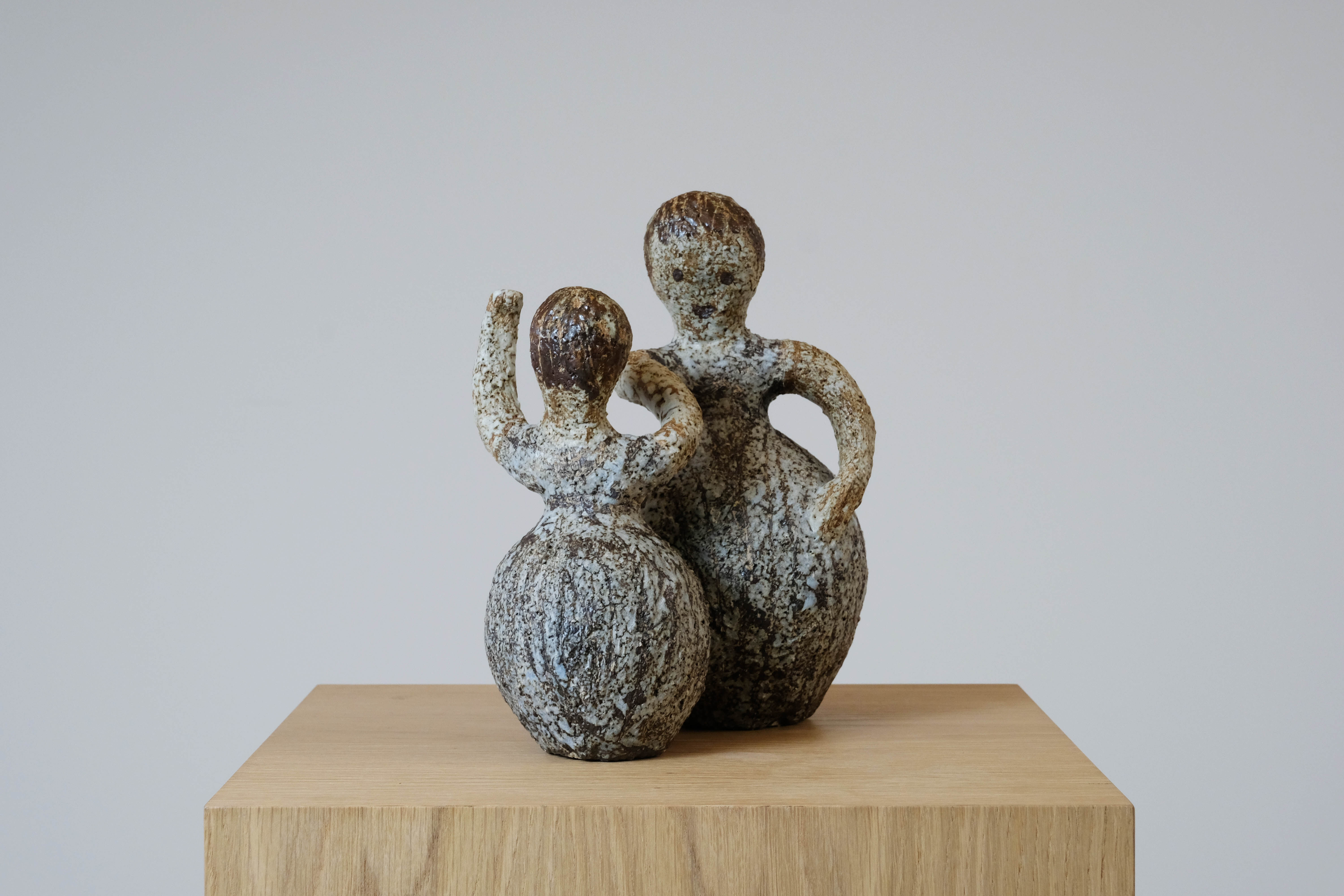 Sculpture "les danseuses"  en céramique des années 70