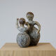 Sculpture "les danseuses"  en céramique des années 70