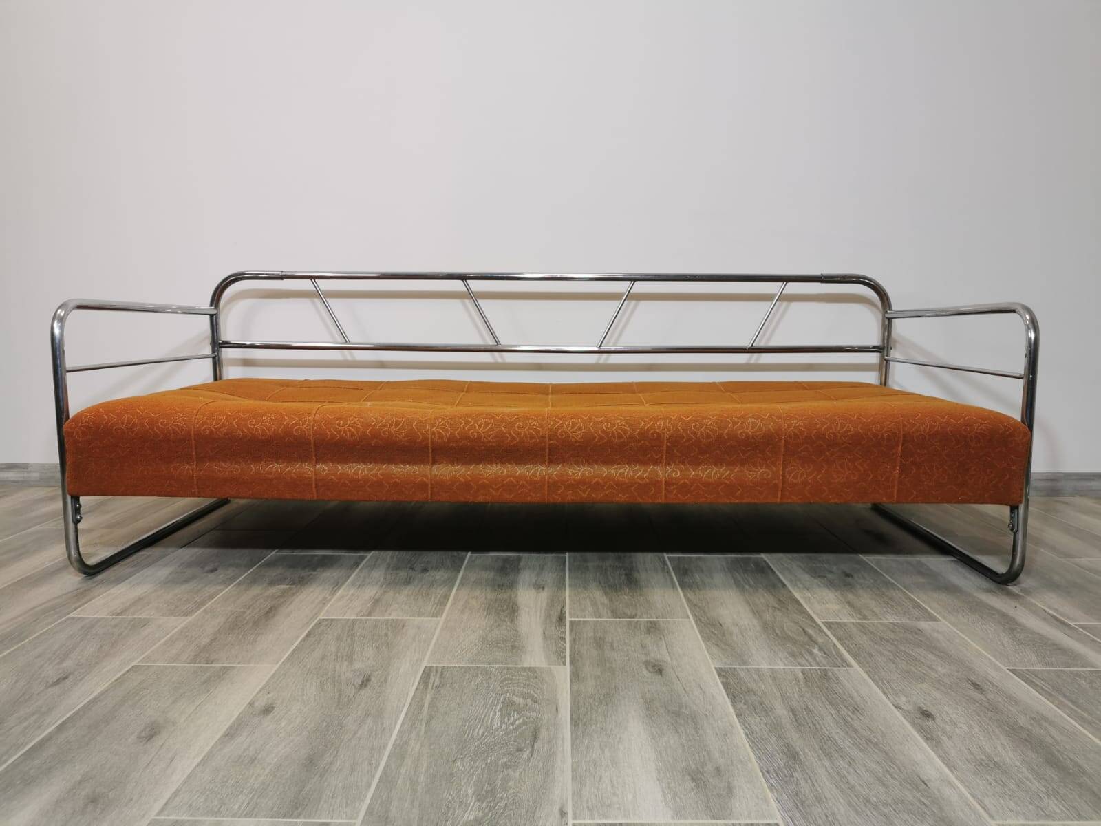 Bauhaus Chrome Sofa by Robert Slezak for Slezak Factories
