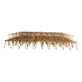 Lot de 50 chaises bistrot design scandinave