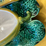 Barbotine Soup Tureen Sarreguemines