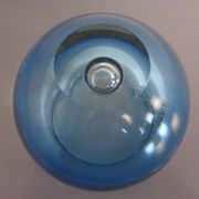 Large Sommerso Murano Glass Bowl by Flavio Poli, 1960s