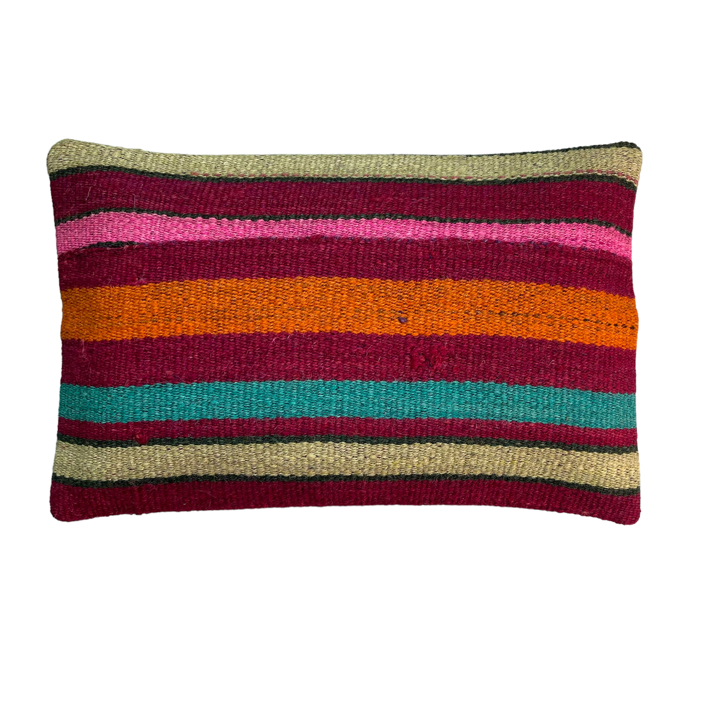 Vintage turkish handmade cushion cover , 30 x 50 cm