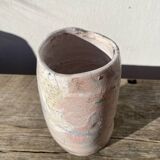 Raku vase / signed ceramic / handmade pottery