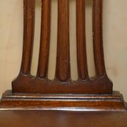 Antique George Hepplewhite captain's chair 1880 leather