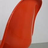Orange Original Panton S Chairs by Verner Panton for Herman Miller, 1968