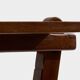 Art Deco side table, stained oak, 1940.
