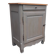 Buffet 1 porte en bois patiné gris