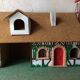 Vintage wooden farmhouse