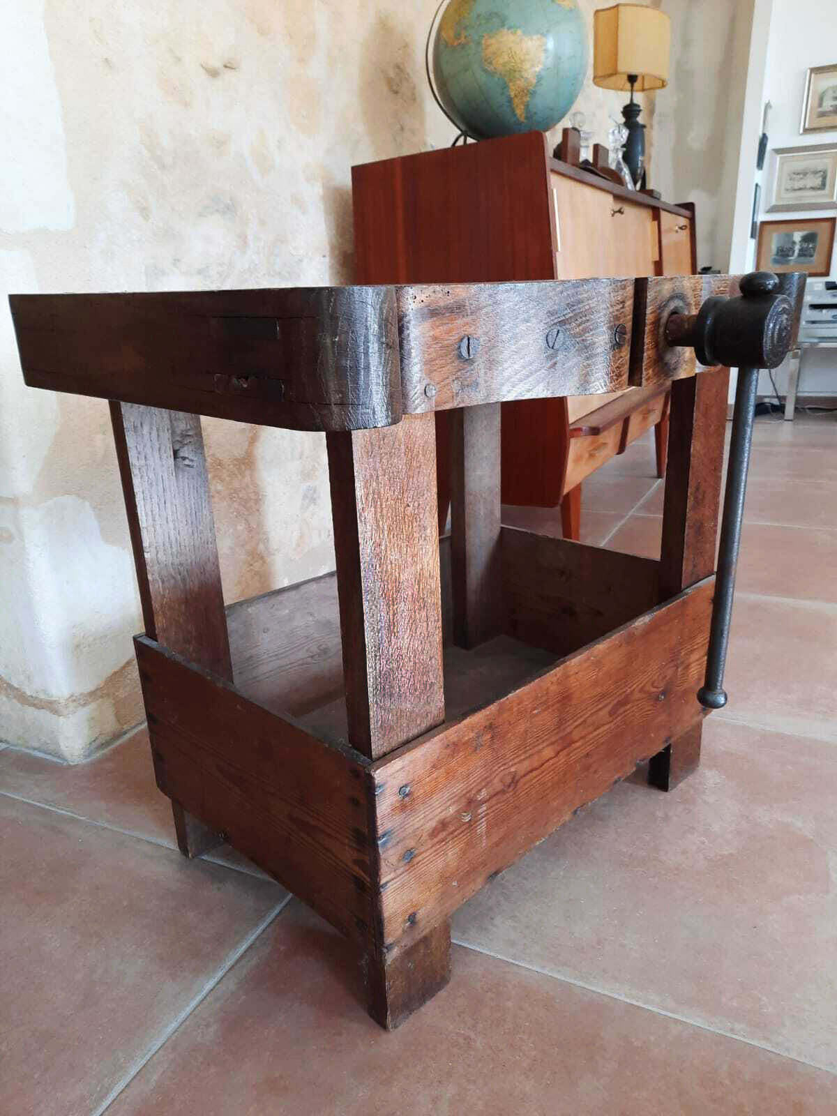 Old binding press