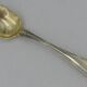 12 teaspoons, coffee, sterling silver Vieillard, vermeil, model Filet droit.