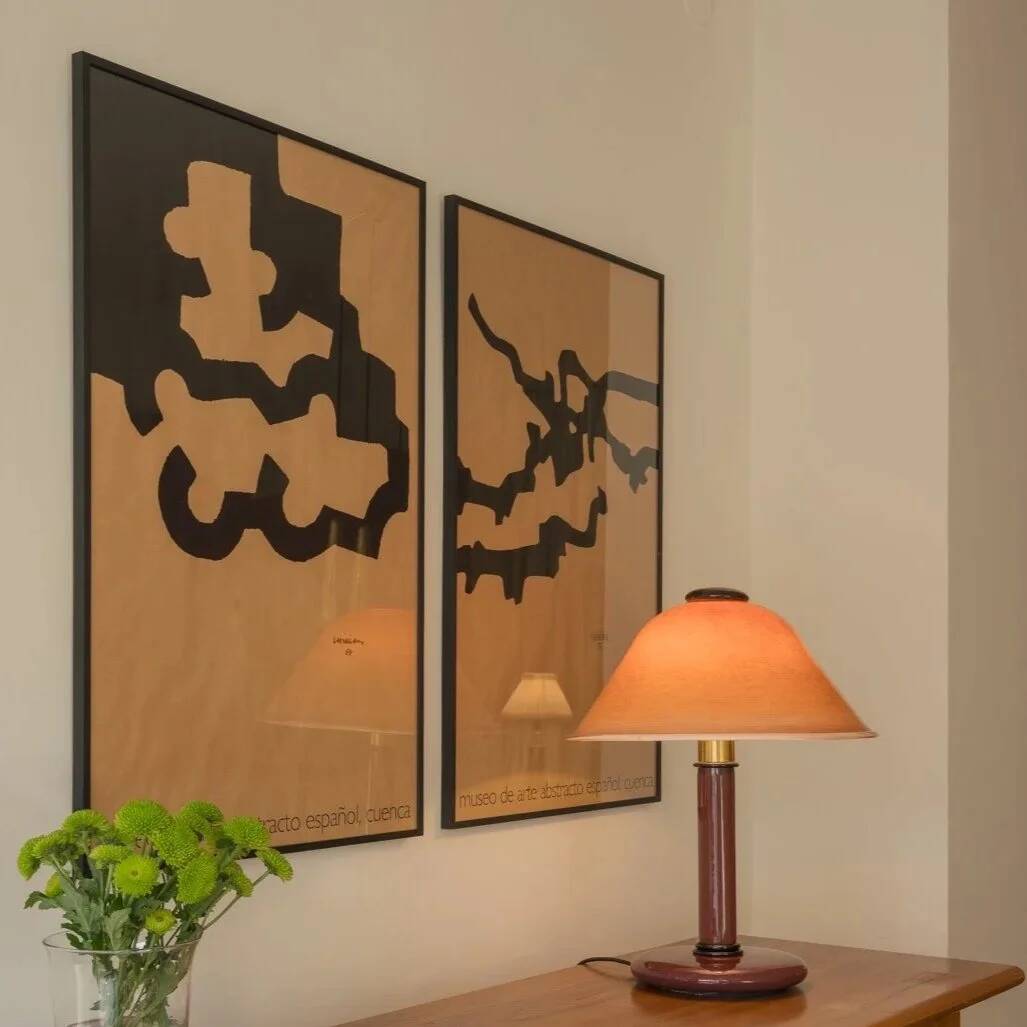 Paire de sérigraphies d'Eduardo Chillida réalisées pour le musée espagnol d'art abstrait, 1980