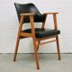 Vintage chair with skai armrests