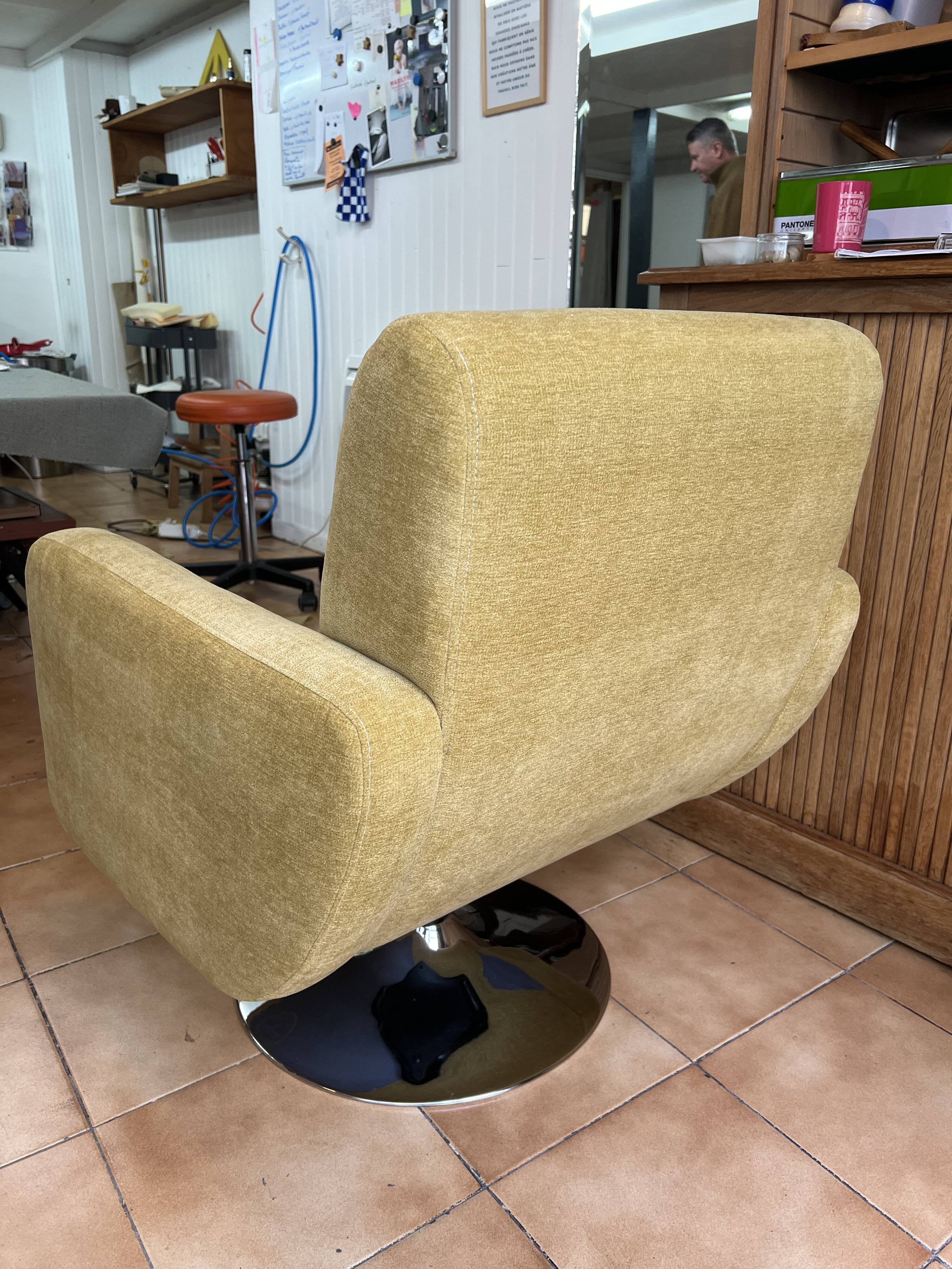 Fauteuil Pivotant années 70'