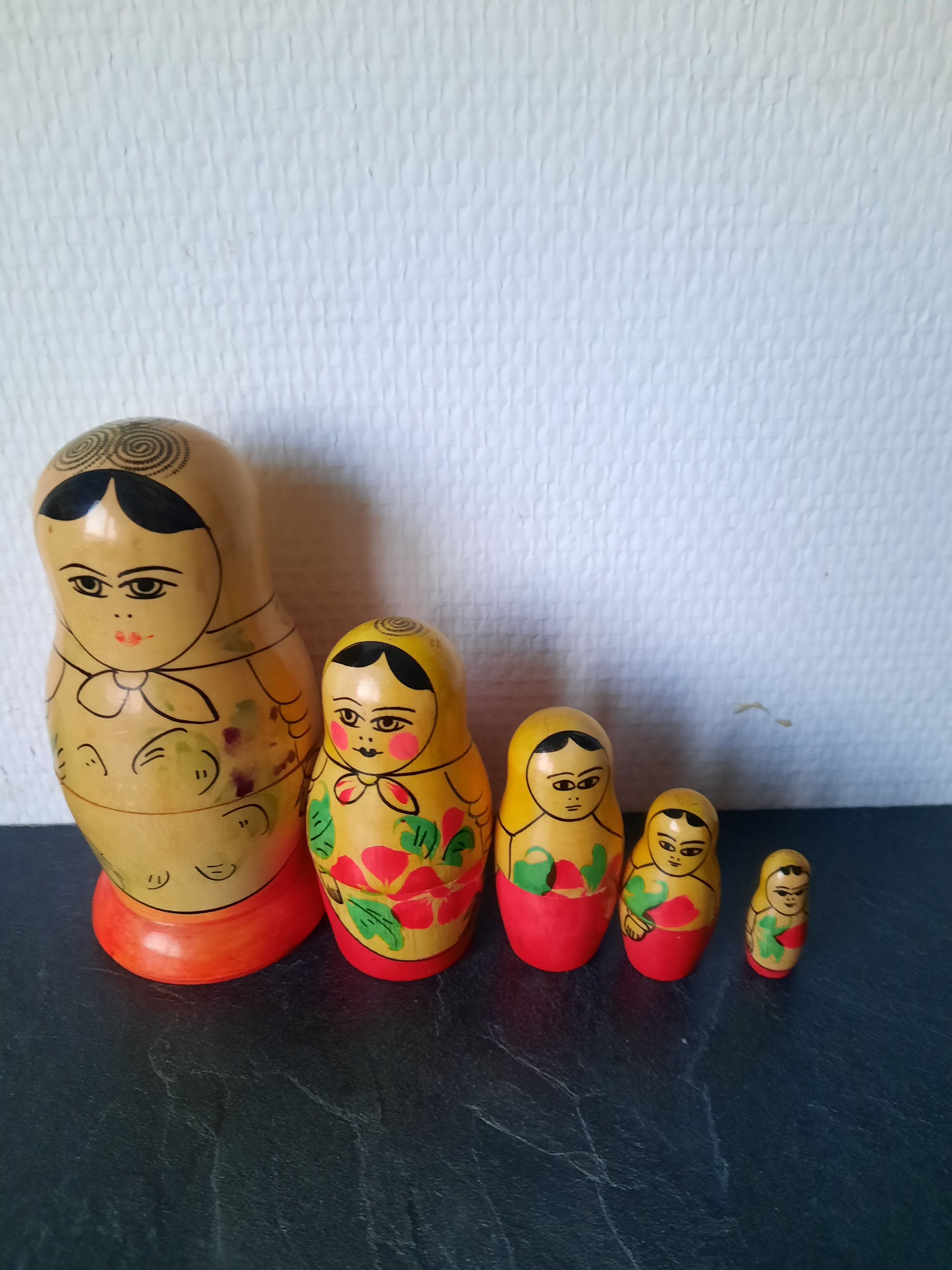 Vintage Russian dolls matryoshka