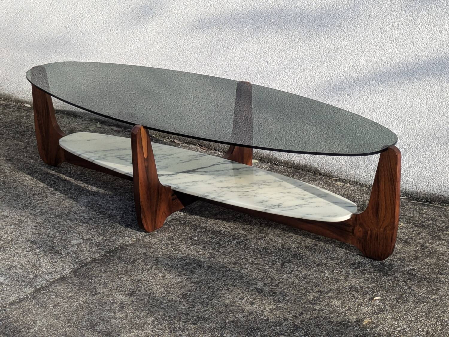 Coffee table by Hugues Poignant, 1960/70 vintage, France, Design
