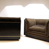Set of 2 lounge chairs attributed to Pierre Cardin, 1970