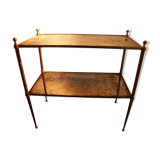 Brass end table from the 50s/70s