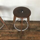 3 stools of bar design Jean Prouvé edition Vitra 2002