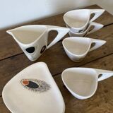 Modernist coffee service, Peter & Denise Orlando, Vallauris, 1950