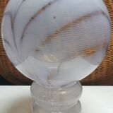 Globe lamp Italy marbled decoration space age