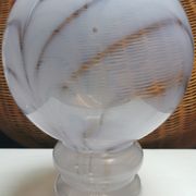 Globe lamp Italy marbled decoration space age