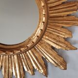 Golden sun mirror 47cm
