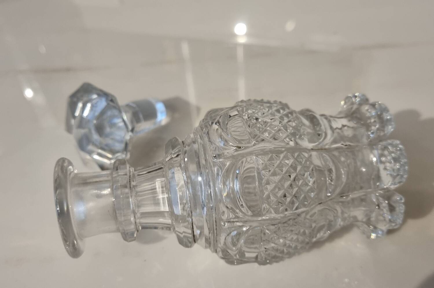 Baccarat carafe model Charles X 1840