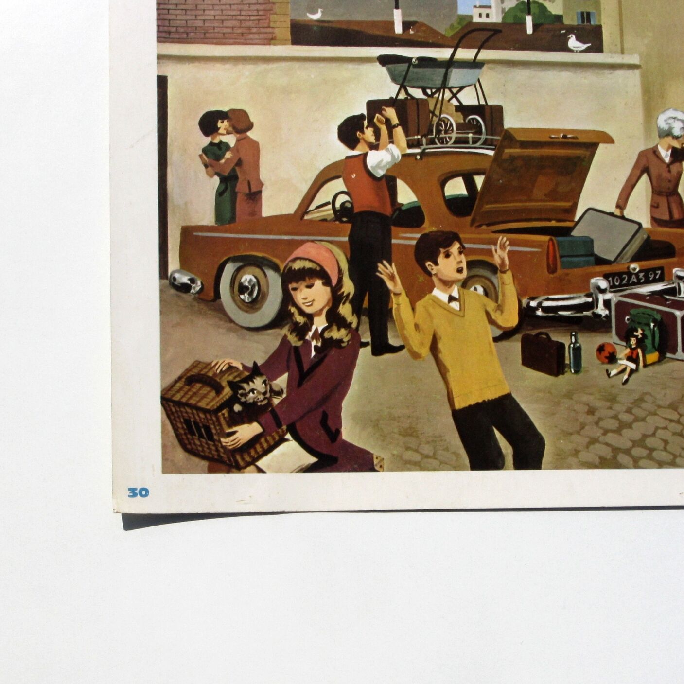 School poster Fernand Nathan 1967 - daily life n°30