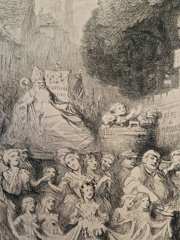 Omer Désiré Bouchery (1882-1962) - Etching