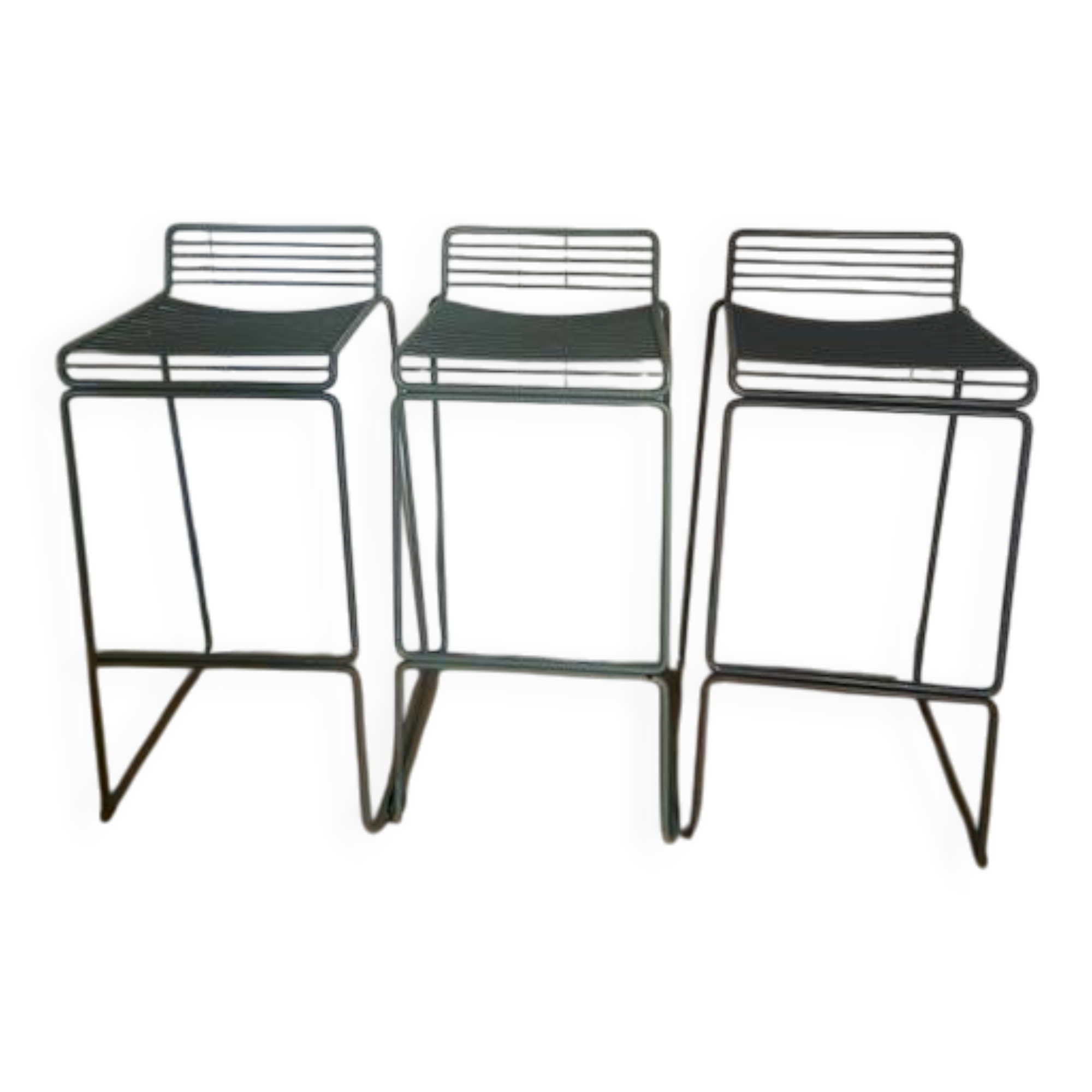 "HAY" high metal stools