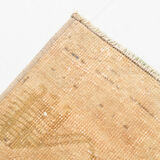 1x3 handmade vintage door mat rug,42x101cm