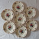 Lot 7 assiettes à dessert Sarreguemines Agreste