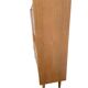 Buffet, meuble bar vitré vintage en bois