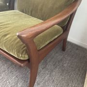 Pair of Scandinavian armchairs De Ster Gelderland in teak 60s