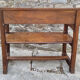Stylized church pew, early twentieth century, solid wood