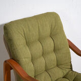 Vintage olive green armchair (c.1950) #80